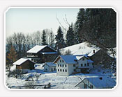 Ferienhaus im Winter